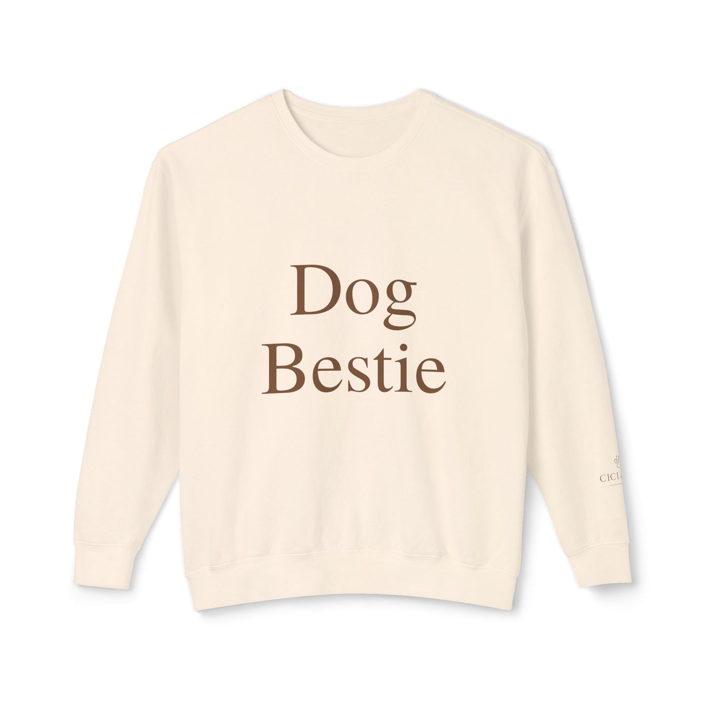 Dog Bestie Sweatshirt- Cozy Pet Lover Crewneck