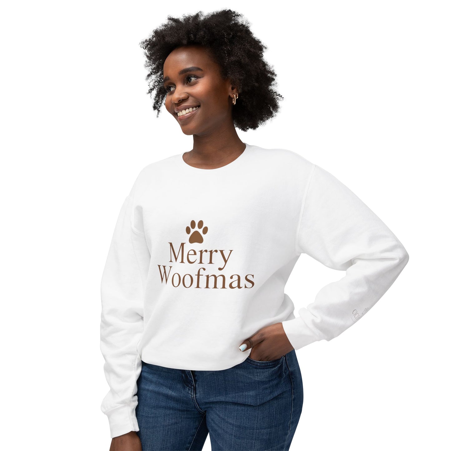 Merry Woofmas Sweatshirt – Holiday Dog Lover Crewneck