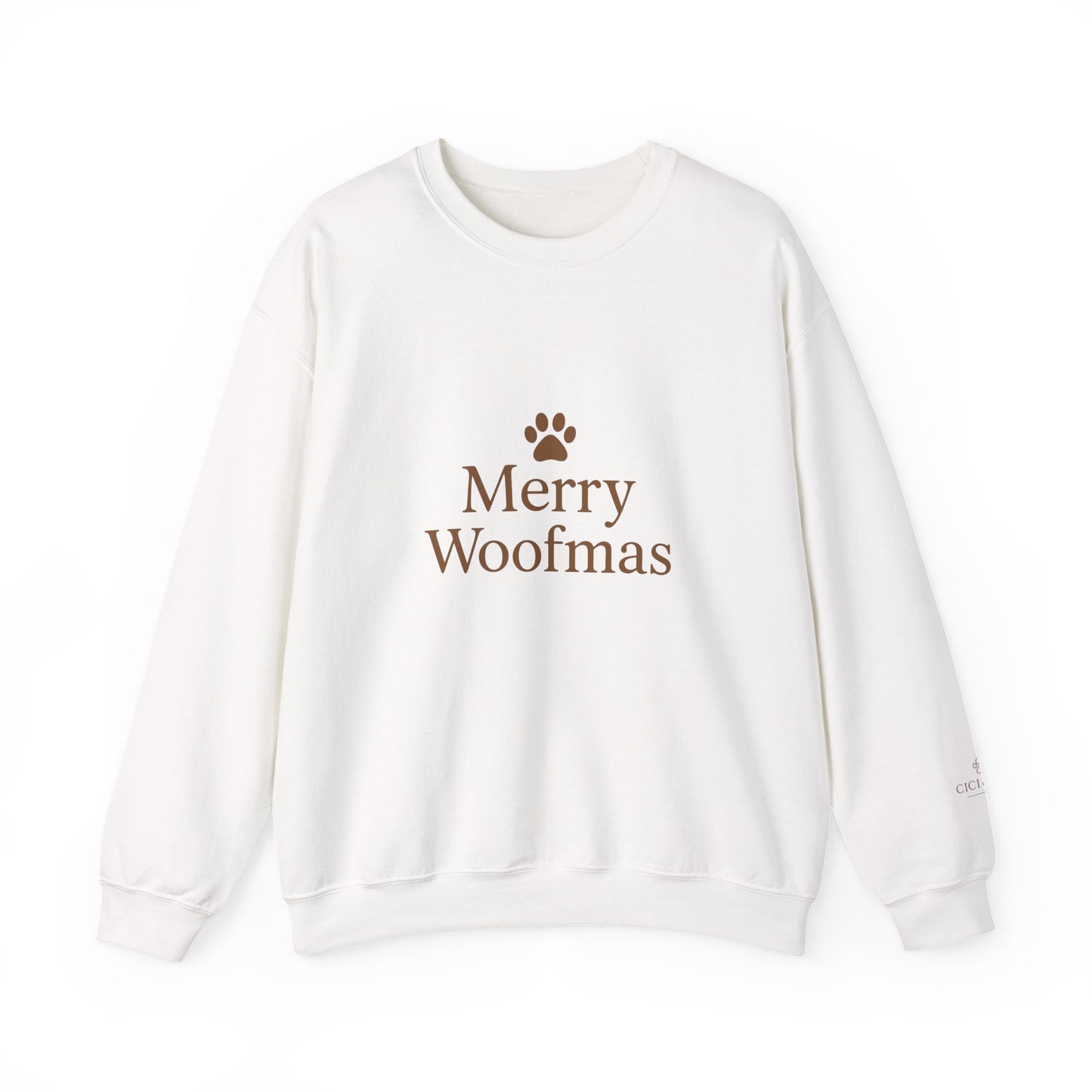 Merry Woofmas Sweatshirt — Holiday Dog Lover Crewneck