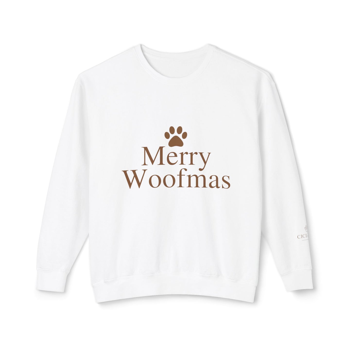 Merry Woofmas Sweatshirt – Holiday Dog Lover Crewneck