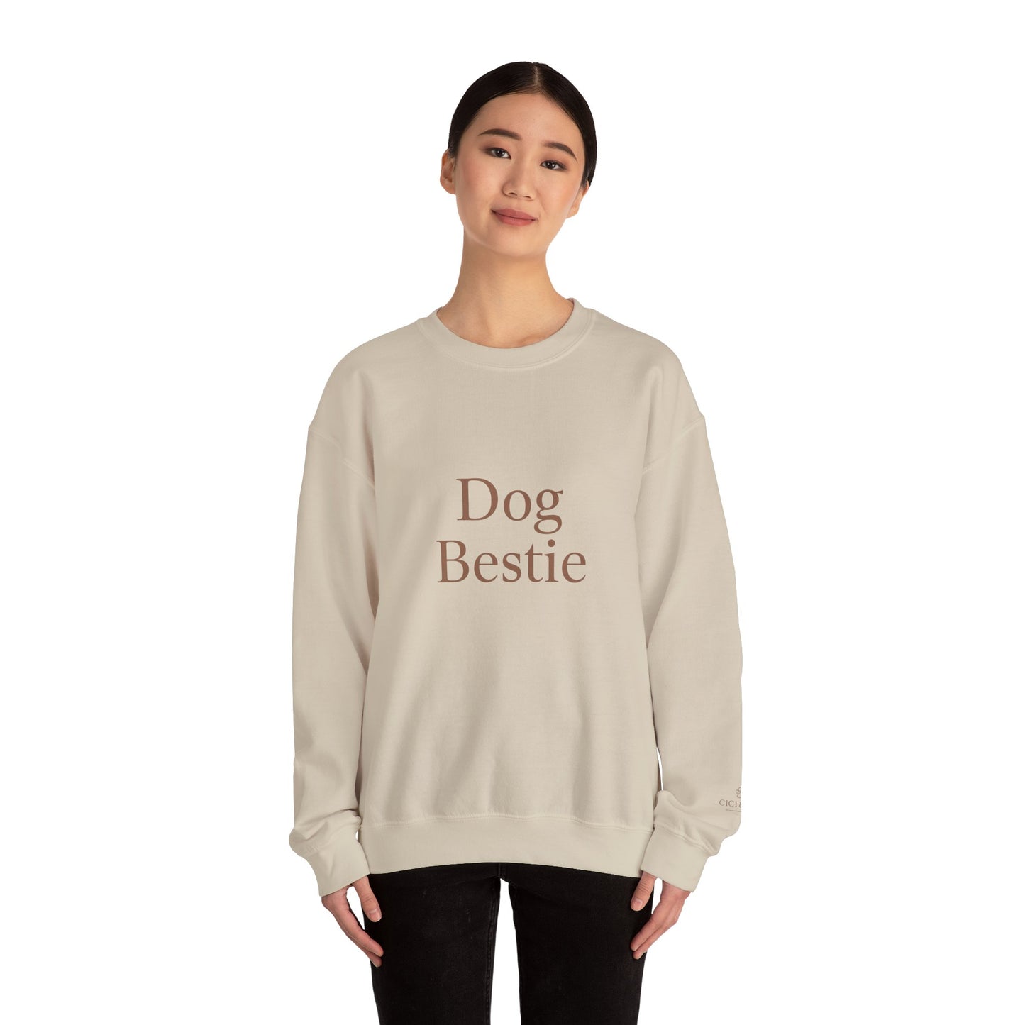 Dog Bestie Crewneck Sweatshirt — Cozy Pet Lover Pullover