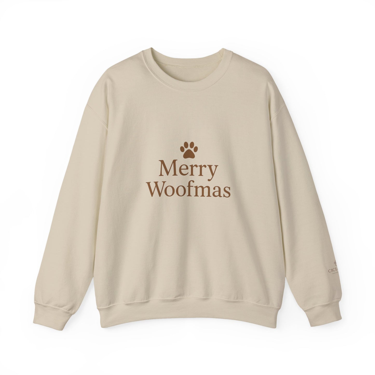 Merry Woofmas Sweatshirt — Holiday Dog Lover Crewneck