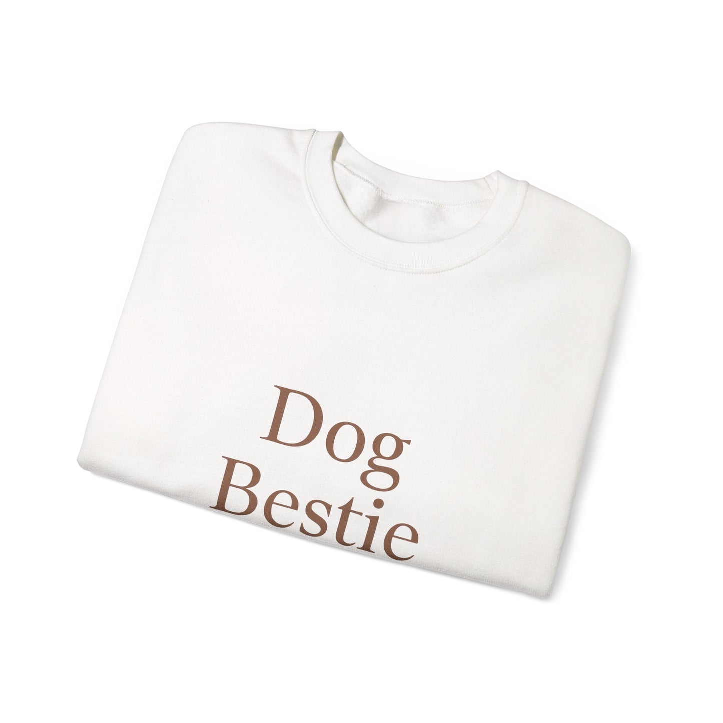 Dog Bestie Crewneck Sweatshirt — Cozy Pet Lover Pullover