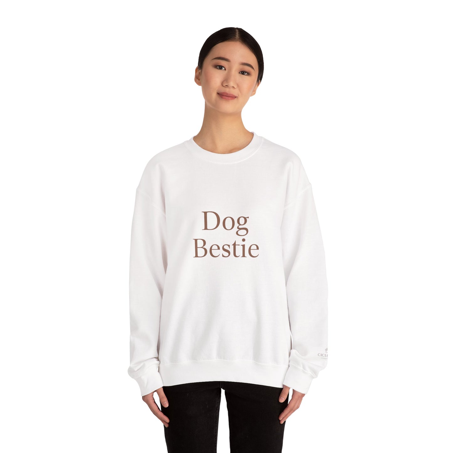 Dog Bestie Crewneck Sweatshirt — Cozy Pet Lover Pullover