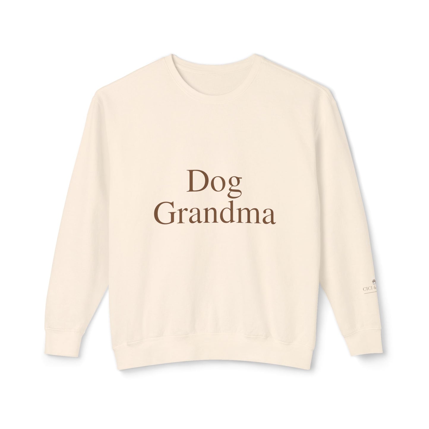 Personalized Dog Grandma Sweatshirt — Cozy Crewneck for Pet Lovers