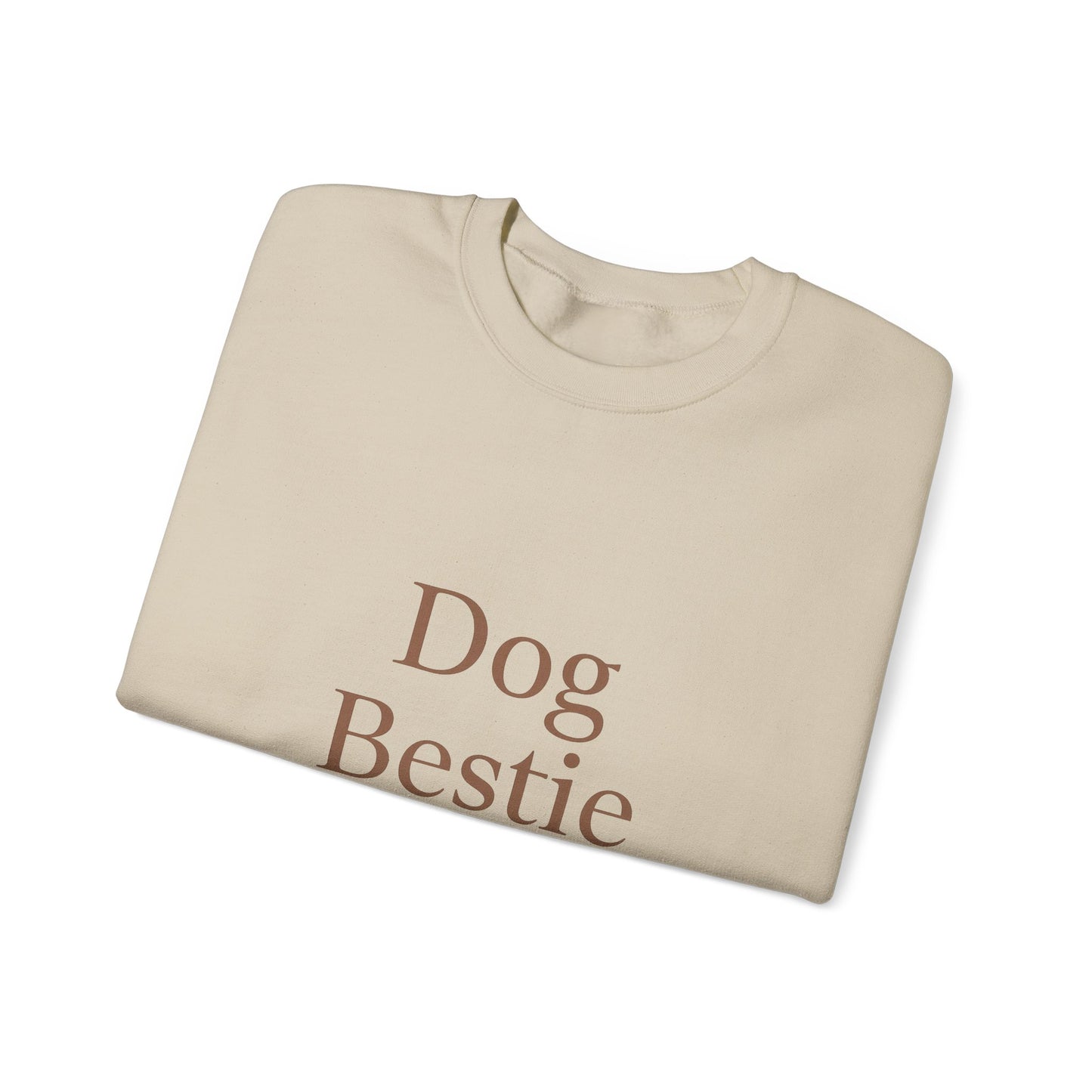 Dog Bestie Crewneck Sweatshirt — Cozy Pet Lover Pullover