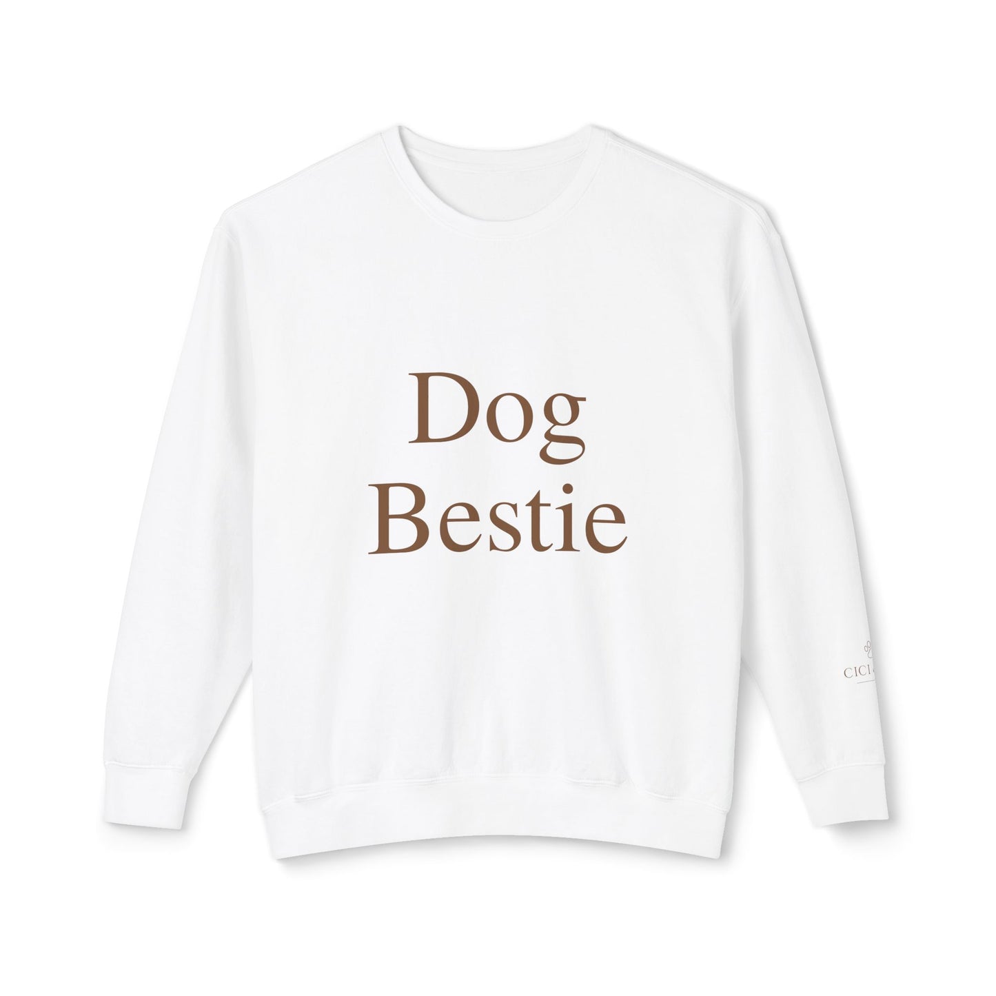 Dog Bestie Sweatshirt- Cozy Pet Lover Crewneck