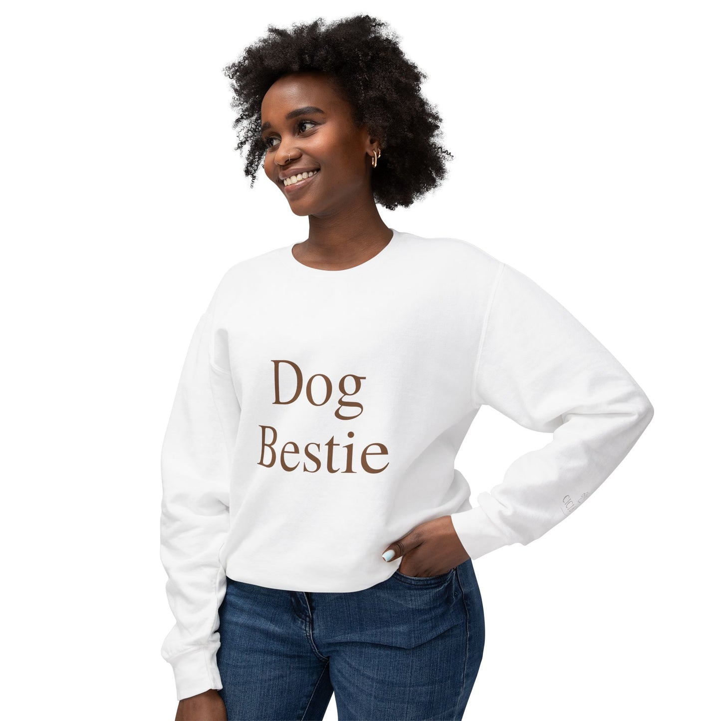 Dog Bestie Sweatshirt- Cozy Pet Lover Crewneck