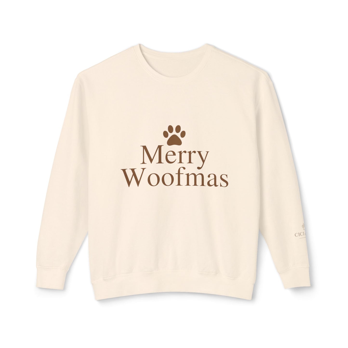 Merry Woofmas Sweatshirt – Holiday Dog Lover Crewneck